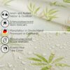 Wachstuch Tischdecke abwaschbar Wachstischdecke Meterware Rechteck Bambuk Outdoor Tischdecke Gartentischdecke