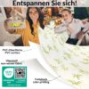 Wachstuch Tischdecke abwaschbar Wachstischdecke Meterware Rechteck Bambuk Outdoor Tischdecke Gartentischdecke