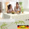 Wachstuch Tischdecke abwaschbar Wachstischdecke Meterware Rechteck Bambuk Outdoor Tischdecke Gartentischdecke
