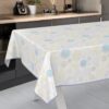 Wachstuch Tischdecke abwaschbar Wachstischdecke Meterware Rechteck Spitzen Outdoor Tischdecke Gartentischdecke – 100x140cm, Schnittkante