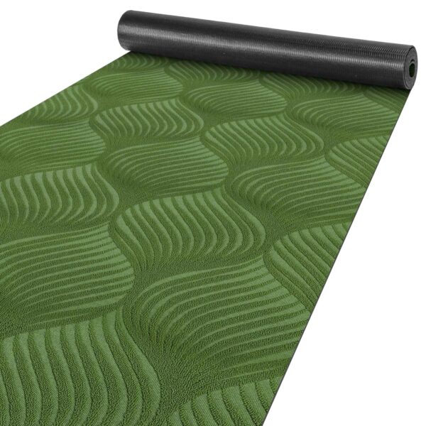 Küchenläufer Teppichläufer Läufer Flur abwischbar Textil Baker Breite 67cm – Grün, 100x67cm