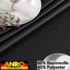 Tischdecke abwaschbar Stofftischdecke MILA Jacquard Baumwolle Polyester Uni Leinenoptik mit Teflonbeschichtung Lotuseffekt Tischdecke