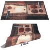 Tischset Platzset Platzdeckchen abwaschbar Tischuntersetzer PVC hitzebeständig 30x45cm – Kaffeebohnen