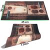 Tischset Platzset Platzdeckchen abwaschbar Tischuntersetzer PVC hitzebeständig 30x45cm – Kaffeebohnen