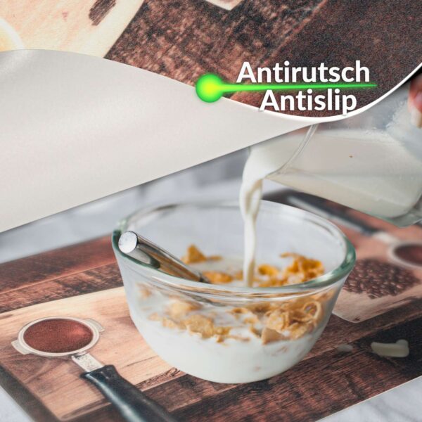 Tischset Platzset Platzdeckchen abwaschbar Tischuntersetzer PVC hitzebeständig 30x45cm – Kaffeebohnen