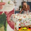 Tischdecke abwaschbar Stofftischdecke Gartentischdecke Textil Tischtuch Tafeldecke Meterware Istria