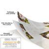 Wachstuchtischdecke Wachstuch Tischdecke abwaschbar rechteck, rund, oval hochwertige Bedruckung Gartentischdecke MIMOSA Rosen Breite 140cm