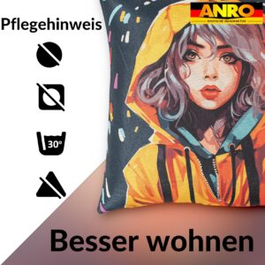 Dekokissen Zierkissen Sofakissen Kissenbezug Kissenhülle Gobelin Popart 28 Motive mit / ohne Füllung 40x40cm