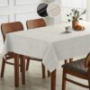 Tischdecke abwaschbar Stofftischdecke ROMA gestreift Baumwolle Polyester mit Teflonbeschichtung Lotuseffekt Tischdecke