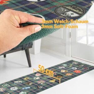 Küchenläufer waschbar Textil + PVC Küchenteppich rutschfest Sprinty Pesca Mehrfarbig 50cm Breit