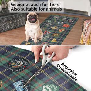 Küchenläufer waschbar Textil + PVC Küchenteppich rutschfest Sprinty Pesca Mehrfarbig 50cm Breit