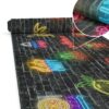 Küchenläufer waschbar Textil + PVC Küchenteppich rutschfest Sprinty Party Mehrfarbig 50cm Breit