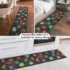 Küchenläufer waschbar Textil + PVC Küchenteppich rutschfest Sprinty Party Mehrfarbig 50cm Breit