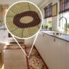 Küchenläufer waschbar Textil + PVC Küchenteppich rutschfest Sprinty Dune Mehrfarbig 50cm Breit