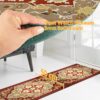Küchenläufer waschbar Textil + PVC Küchenteppich rutschfest Sprinty Dune Mehrfarbig 50cm Breit