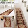 Küchenläufer waschbar Textil + PVC Küchenteppich rutschfest Sprinty Dune Mehrfarbig 50cm Breit