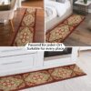 Küchenläufer waschbar Textil + PVC Küchenteppich rutschfest Sprinty Dune Mehrfarbig 50cm Breit