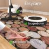 Küchenläufer waschbar Textil + PVC Küchenteppich rutschfest Sprinty Malaga Mehrfarbig 50cm Breit