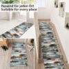 Küchenläufer waschbar Textil + PVC Küchenteppich rutschfest Sprinty Panarea Mehrfarbig 50cm Breit