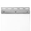 Befestigungsset L-1m Edelstahl für PVC Lamellen Breite 30cm Streifenvorhang Helltransparent
