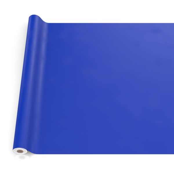 Wachstuch Tischdecke abwaschbar Meterware Wachstuchtischdecke Gartentischdecke 140cm Uni Blau – 100x140cm, Schnittkante