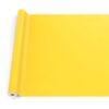 Wachstuch Tischdecke abwaschbar Meterware Wachstuchtischdecke Gartentischdecke 140cm Uni Gelb – 100x140cm, Schnittkante