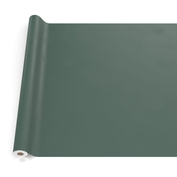 Wachstuch Tischdecke abwaschbar Meterware Wachstuchtischdecke Gartentischdecke 140cm Uni Tannengrün – 100x140cm, Schnittkante