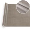 Wachstuchtischdecke abwaschbar Tischdecke Wachstuch Textileffekt Prägung Chic & Charme Beigegrau Breite 140cm