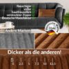 Dekokissen Premium Plüsch Cord Kissenbezug Sofakissen Zierkissen Kissenhülle mit / ohne Füllung – Fuchsrot, 30x50cm ohne Füllung