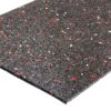 Bautenschutzmatte Gummigranulatmatte Bauschutzmatte Gummigranulat Schwarz Stärke 10/15mm – 600 x 400 x 10mm