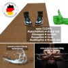 Teppichläufer Flur Läufer Schmutzfangmatte außen innen Eingang POET Breite 100cm Kokos