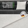 Kissenbezüge Sofakissen Dekokissen Gomera Jacquard Kuschelkissen Zierkissen 4 Größen mit & ohne Füllung Uni Weiß