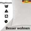 Kissenbezüge Sofakissen Dekokissen Gomera Jacquard Kuschelkissen Zierkissen 4 Größen mit & ohne Füllung Uni Weiß