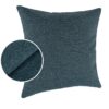Kissenbezüge Sofakissen Dekokissen Gomera Jacquard Kuschelkissen Zierkissen 4 Größen mit & ohne Füllung Uni Blau