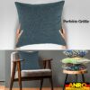 Kissenbezüge Sofakissen Dekokissen Gomera Jacquard Kuschelkissen Zierkissen 4 Größen mit & ohne Füllung Uni Blau