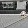Kissenbezüge Sofakissen Dekokissen Gomera Jacquard Kuschelkissen Zierkissen 4 Größen mit & ohne Füllung Uni Schwarz Weiß