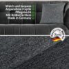 Kissenbezüge Sofakissen Dekokissen Gomera Jacquard Kuschelkissen Zierkissen 4 Größen mit & ohne Füllung Uni Grau