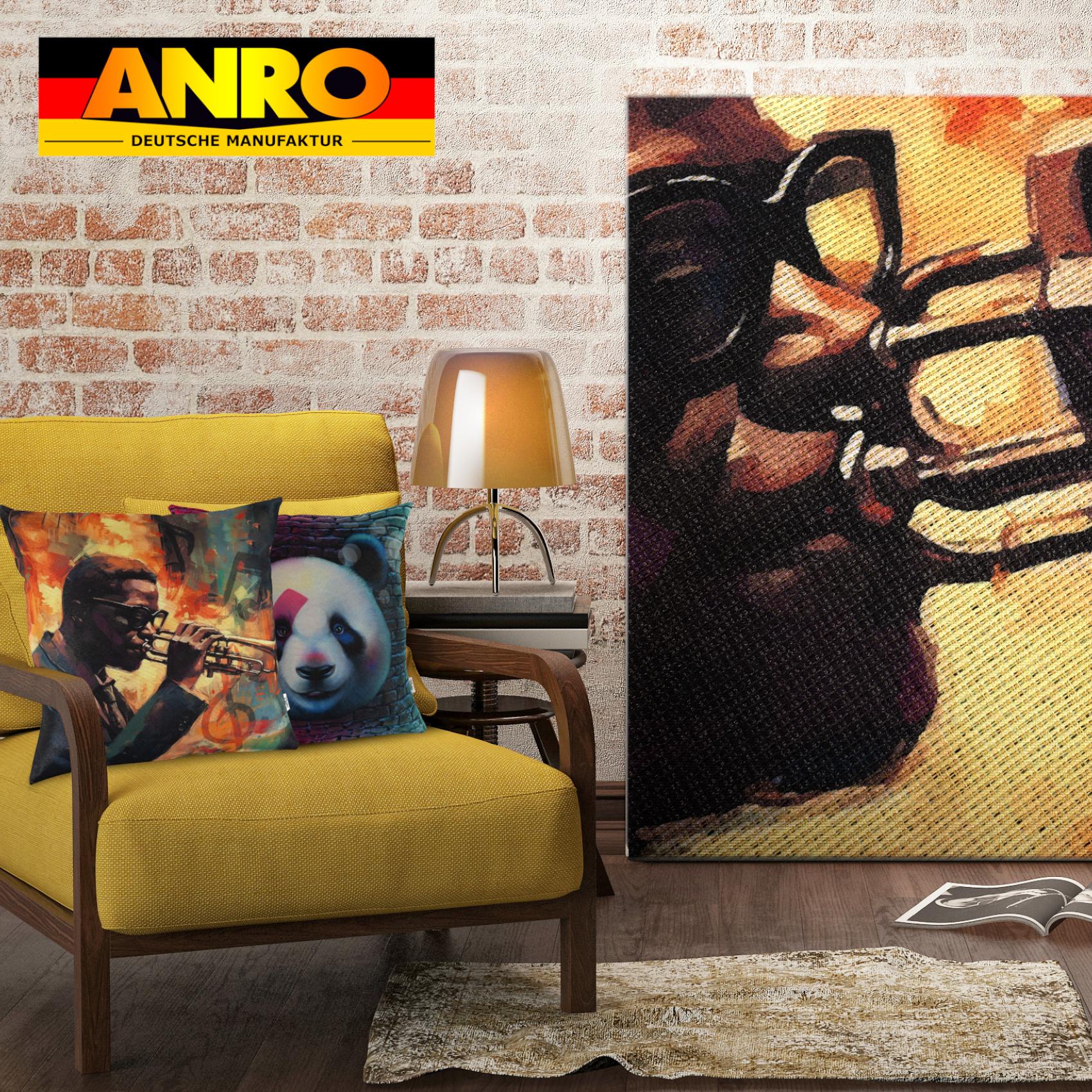 GTPOPA-36_70 Kissenbezug Dekokissen Sofakissen Kissenhülle Zierkissen Pop Art mit und ohne Füllung 40x40cm Jazz