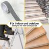 Antirutsch Klebeband selbstklebend Klebestreifen Tape Band rutschfest FixoFlex Breite 5 & 10cm Grau 10m Rolle – 5cm x 10m