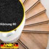 Antirutsch Klebeband selbstklebend Klebestreifen Tape Band rutschfest FixoFlex Breite 5 & 10cm Schwarz 10m Rolle – 5cm x 10m