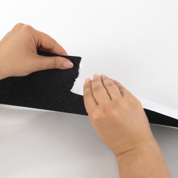 Antirutsch Klebeband selbstklebend Klebestreifen Tape Band rutschfest FixoFlex Breite 5 & 10cm Schwarz 10m Rolle – 5cm x 10m