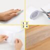 Antirutsch Klebeband selbstklebend Klebestreifen Tape Band rutschfest FixoFlex Breite 5 & 10cm Transparent 10m Rolle – 5cm x 10m