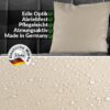 Kunstlederkissen Kissenbezüge Sofakissen Dekokissen Kissenhülle Kunstleder Kissen Lederkissen atmungsaktiv 4 Größen Kumo Beige