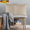 Kunstlederkissen Kissenbezüge Sofakissen Dekokissen Kissenhülle Kunstleder Kissen Lederkissen atmungsaktiv 4 Größen Kumo Beige
