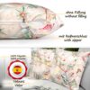 Mikrofaser Dekokissen Velours Kissenbezug Sofakissen Kissenhülle mit & ohne Füllung – Flowers