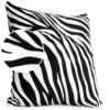 Mikrofaser Dekokissen Velours Kissenbezug Sofakissen Kissenhülle mit & ohne Füllung – Zebra