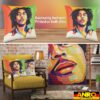 Dekokissen Pop Art Kissenbezug Zierkissen Sofakissen bedruckt mit & ohne Füllung 40x40cm Bob Marley