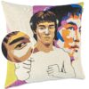 Dekokissen Pop Art Kissenbezug Zierkissen Kissenhülle bedruckt mit & ohne Füllung 40x40cm Bruce Lee