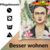 Dekokissen Pop Art Kissenbezug Zierkissen Kissenhülle bedruckt mit & ohne Füllung 40x40cm Frida Tropical