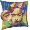 Dekokissen Pop Art Kissenbezug Zierkissen Kissenhülle bedruckt mit & ohne Füllung 40x40cm Frida Kahlo